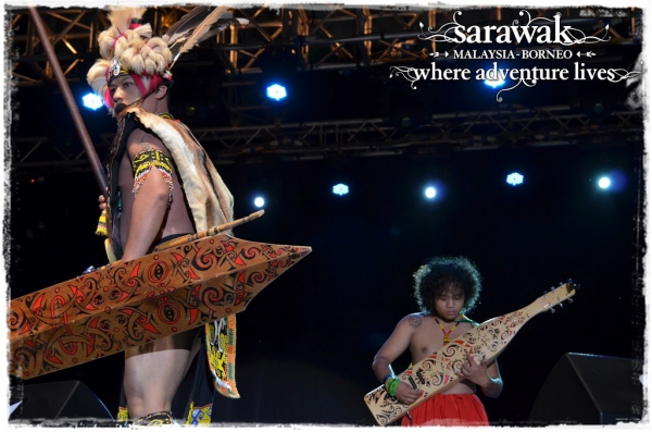 Sarawak's iconic lute - The Sape and the Orang Ulu warrior