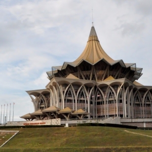 Sarawak River cruise - State Assembly Building aka DUN
