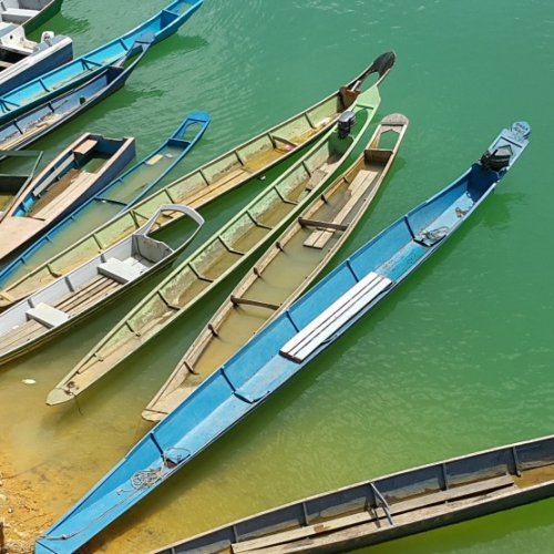 Longboats at Batang Ai Lake | Cycle the Iban Heartland Sarawak Malaysia Borneo