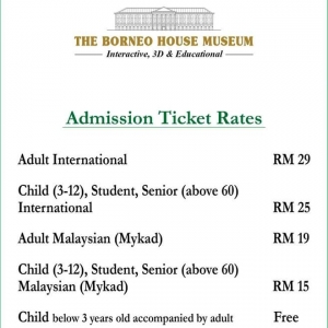 borneo-museum fee