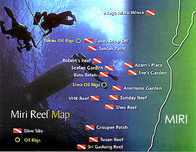 diving in miri-sibuti coral reef national park