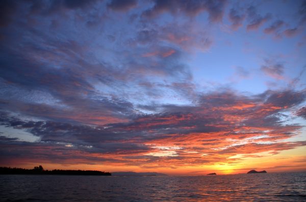 wildlife cruise kuching wetlands santubong sunset