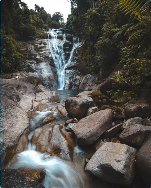 wechat jangkar waterfall photo by bornegramm
